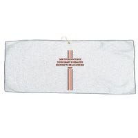 Ask Your Doctor If Your Heart Is Healthy Enough To Be An Auburn Fan Large Microfiber Waffle Golf Towel