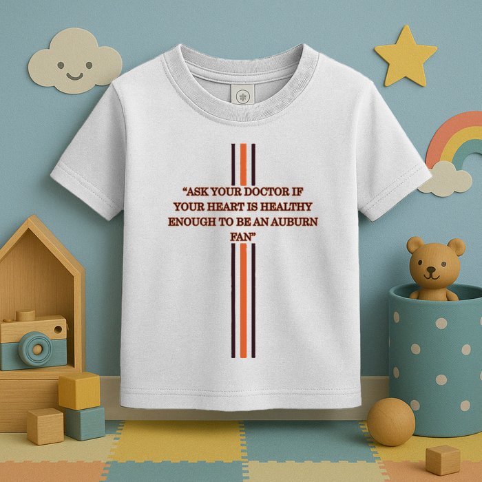 Ask Your Doctor If Your Heart Is Healthy Enough To Be An Auburn Fan Toddler T-Shirt