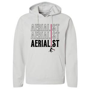 AERIALIST Yogi Dancer Aerial Hoop Lover Performance Fleece Hoodie