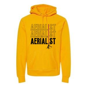 AERIALIST Yogi Dancer Aerial Hoop Lover Premium Hoodie