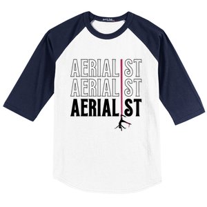 AERIALIST Yogi Dancer Aerial Hoop Lover Baseball Sleeve Shirt