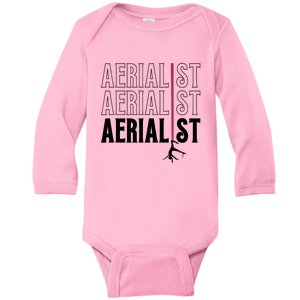 AERIALIST Yogi Dancer Aerial Hoop Lover Baby Long Sleeve Bodysuit