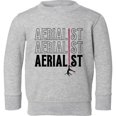 AERIALIST Yogi Dancer Aerial Hoop Lover Toddler Sweatshirt