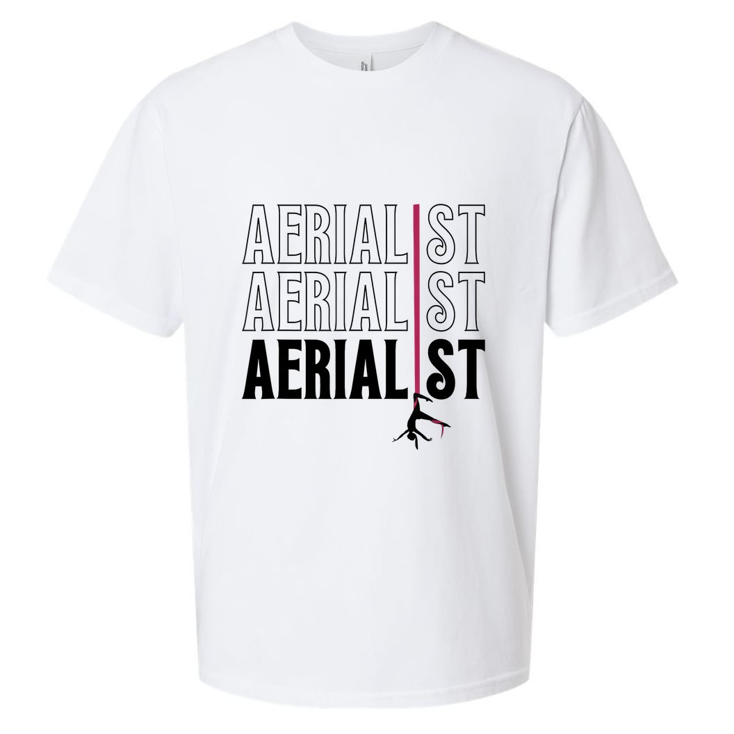 AERIALIST Yogi Dancer Aerial Hoop Lover Sueded Cloud Jersey T-Shirt