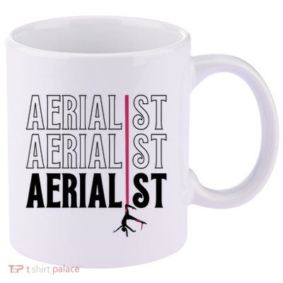 AERIALIST Yogi Dancer Aerial Hoop Lover 11oz C Handle Ceramic Mug