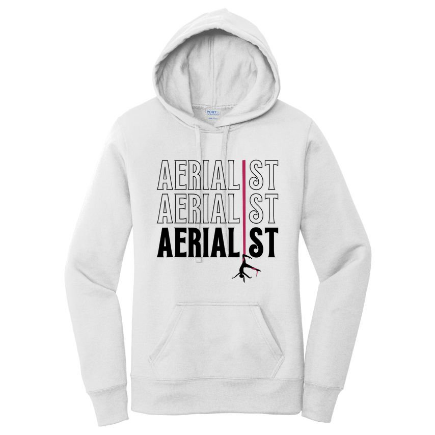 AERIALIST Yogi Dancer Aerial Hoop Lover Women's Pullover Hoodie