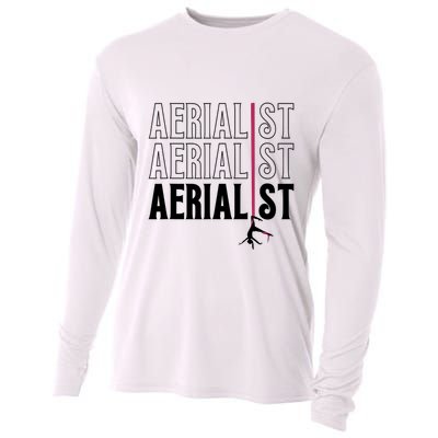 AERIALIST Yogi Dancer Aerial Hoop Lover Cooling Performance Long Sleeve Crew