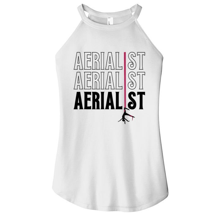 AERIALIST Yogi Dancer Aerial Hoop Lover Women's Perfect Tri Rocker Tank