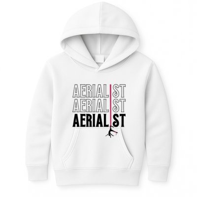AERIALIST Yogi Dancer Aerial Hoop Lover Kids Hoodie