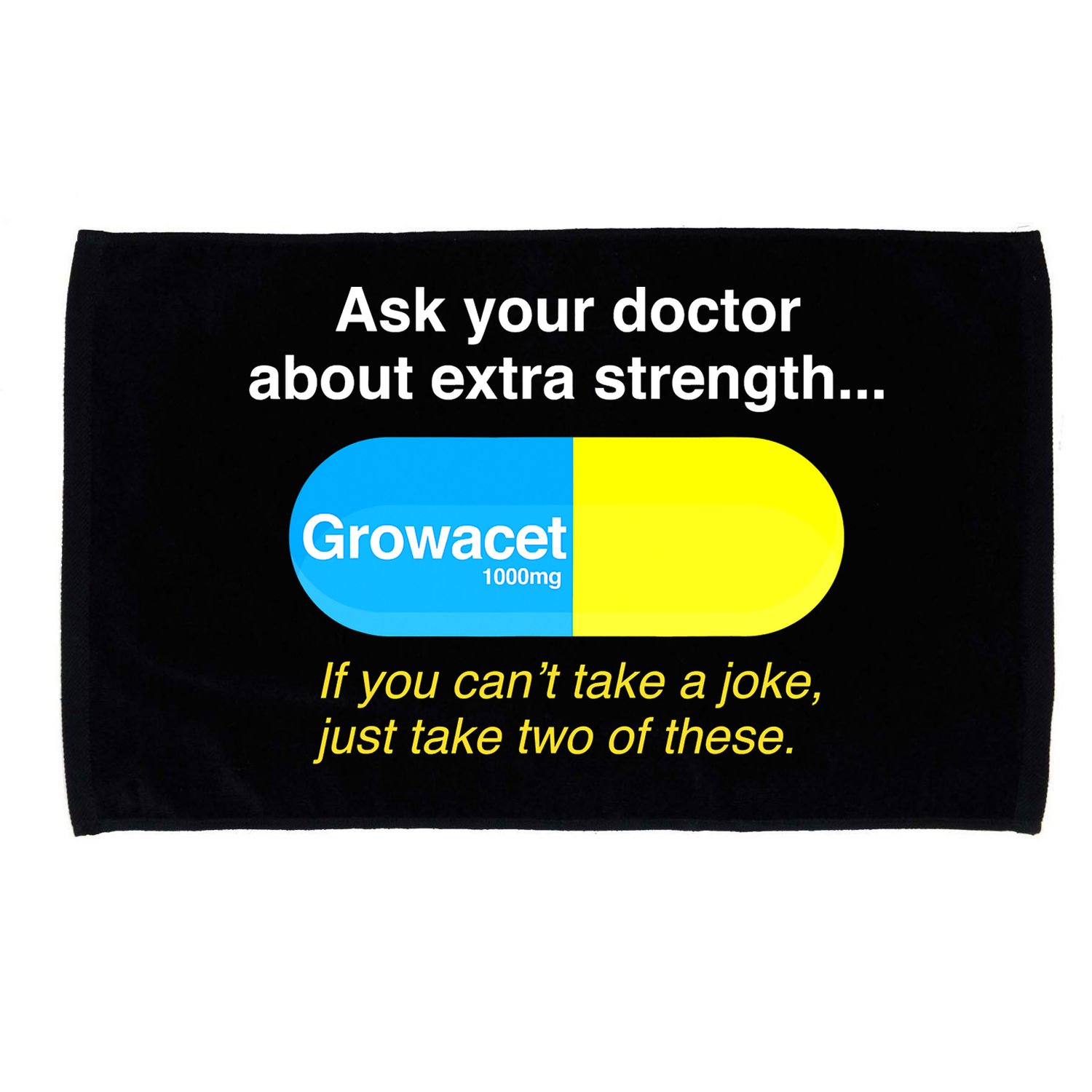 Ask Your Doctor About Extra Strength Growacet Microfiber Hand Towel