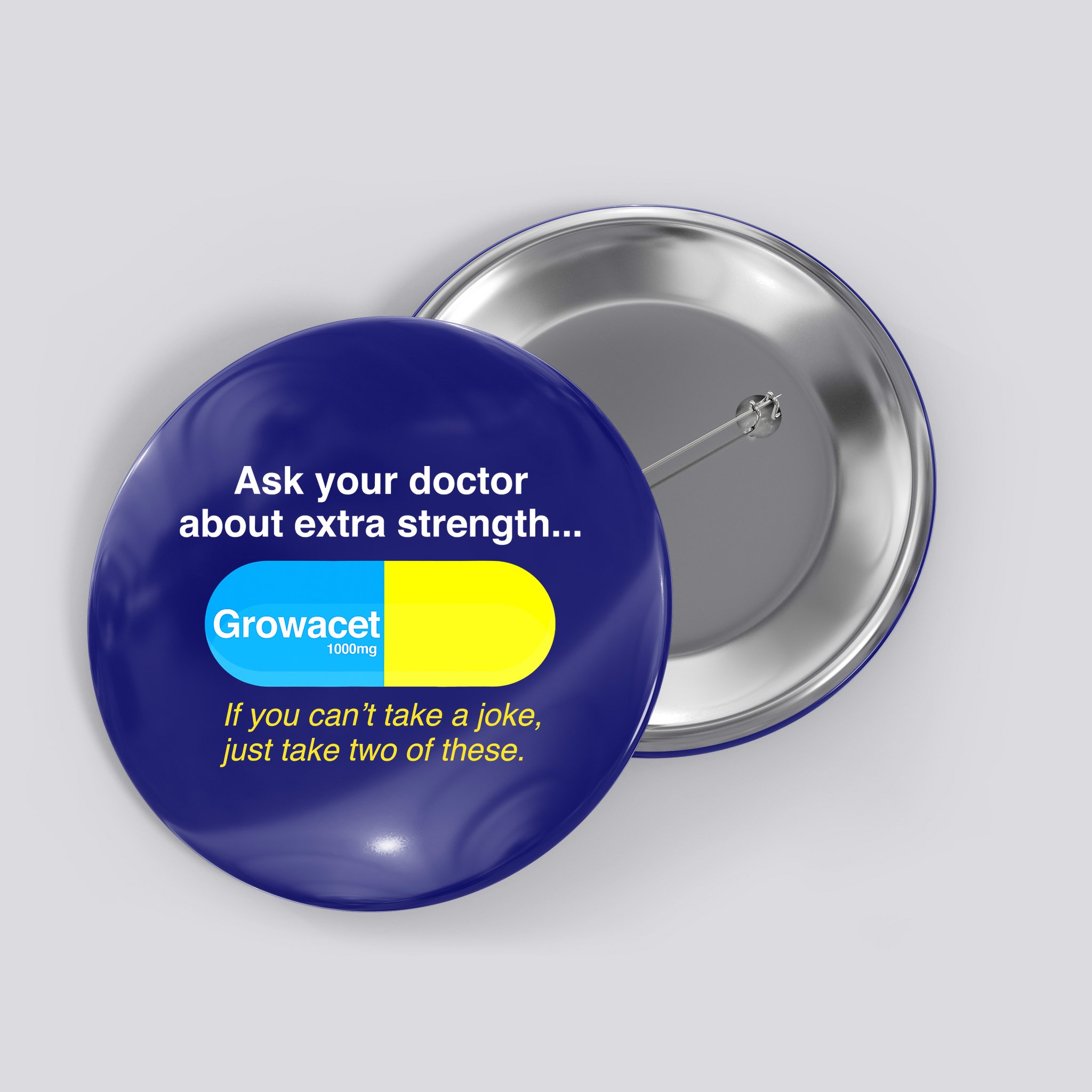 Ask Your Doctor About Extra Strength Growacet Button