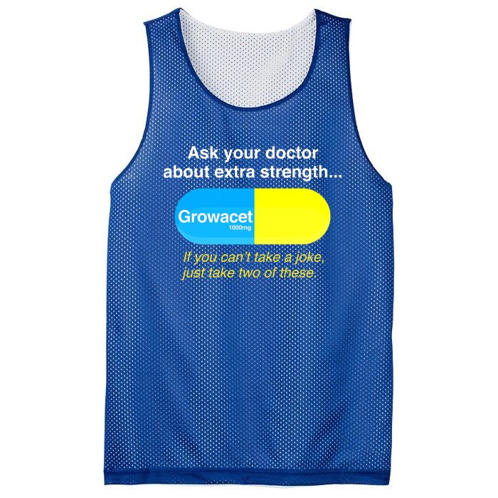 Ask Your Doctor About Extra Strength Growacet Mesh Reversible Basketball Jersey Tank