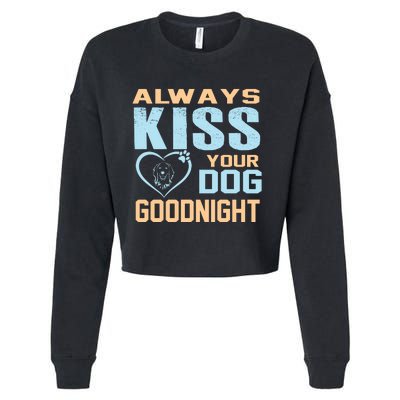 Always Your Dog Goodnight Cropped Pullover Crew