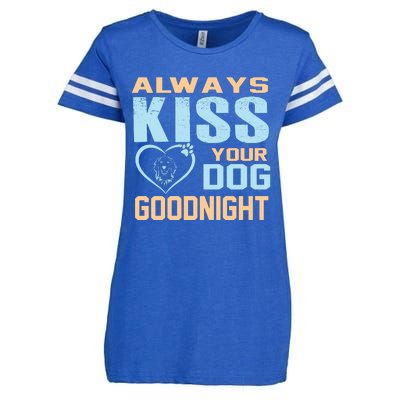 Always Your Dog Goodnight Enza Ladies Jersey Football T-Shirt