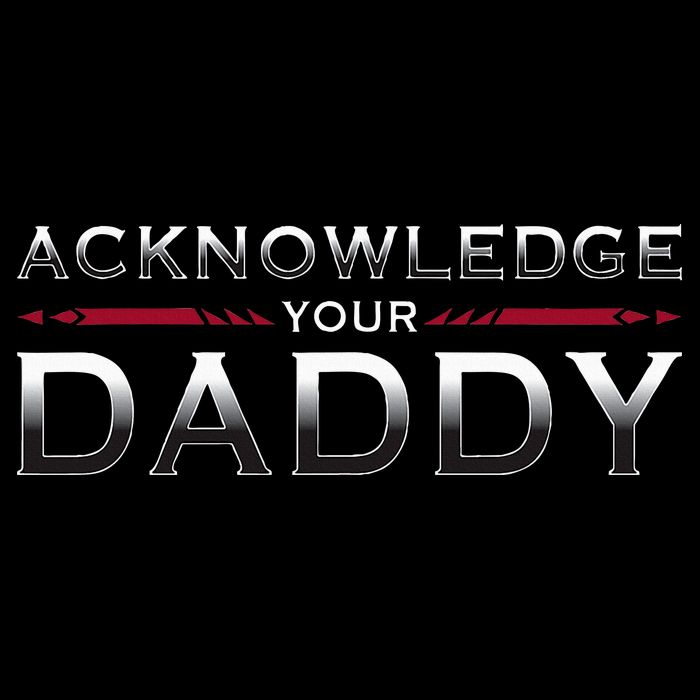 Acknowledge Your Daddy Funny Sports Doggie Tank