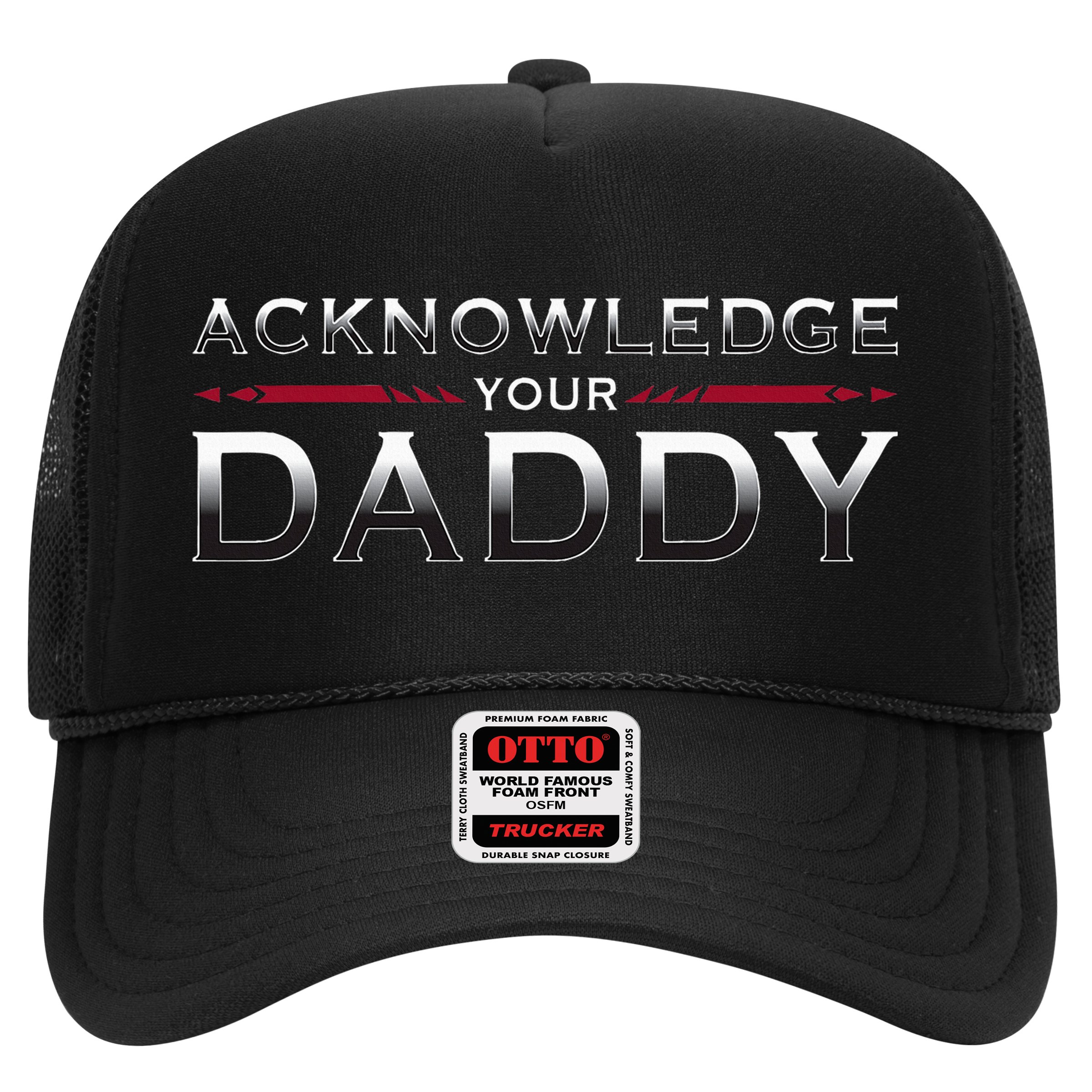 Acknowledge Your Daddy Funny Sports Hat