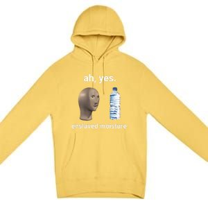 Ah Yes Enslaved Moisture Funny Dank Meme Premium Pullover Hoodie