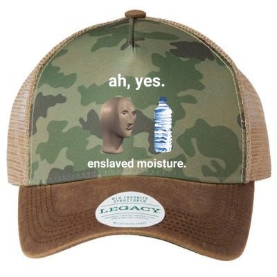 Ah Yes Enslaved Moisture Funny Dank Meme Legacy Tie Dye Trucker Hat