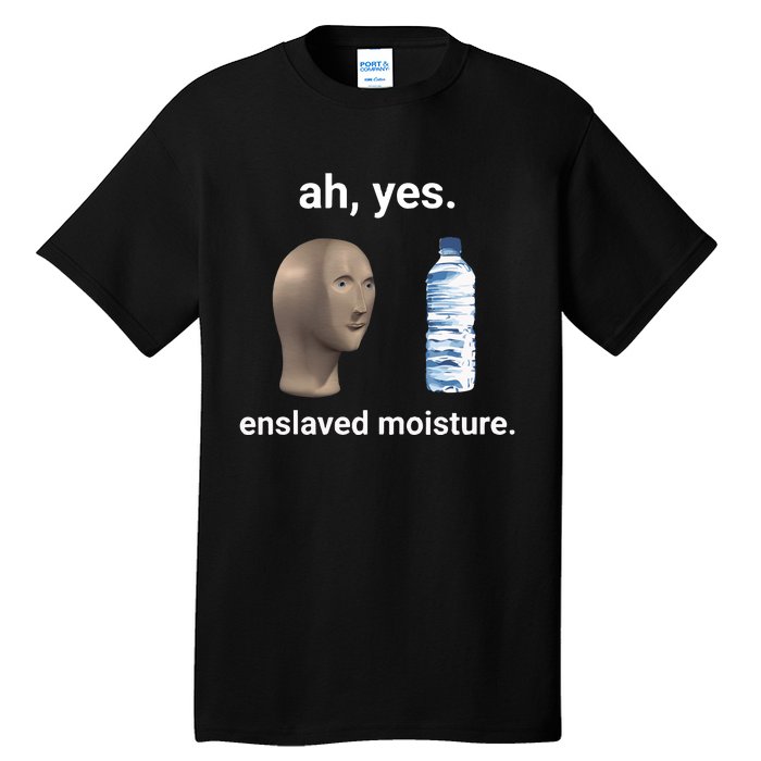 Ah Yes Enslaved Moisture Funny Dank Meme Tall T-Shirt