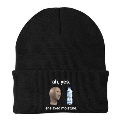 Ah Yes Enslaved Moisture Funny Dank Meme Beanie