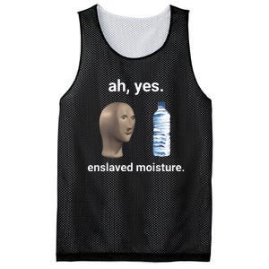 Ah Yes Enslaved Moisture Funny Dank Meme Mesh Reversible Basketball Jersey Tank