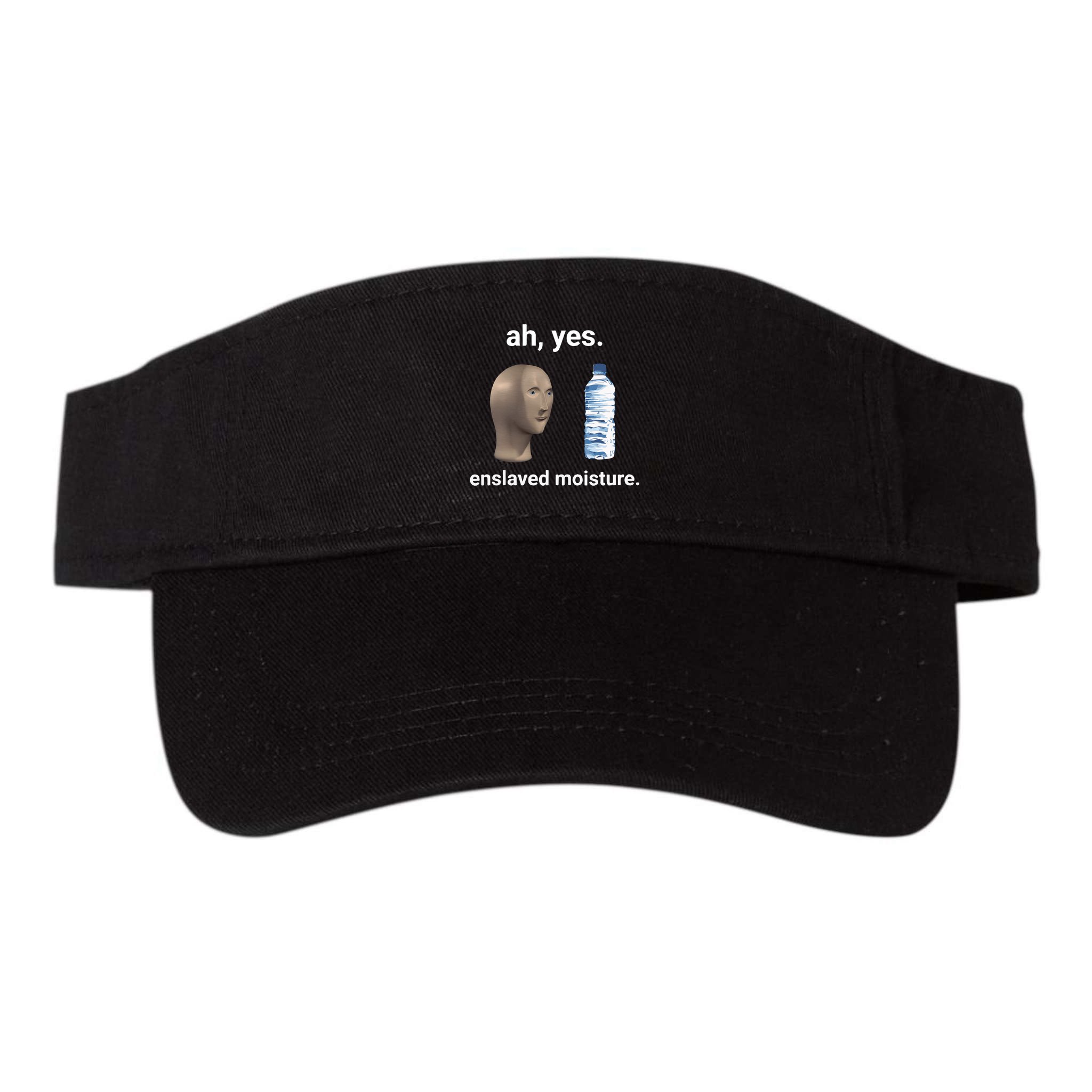 Ah Yes Enslaved Moisture Funny Dank Meme Visor
