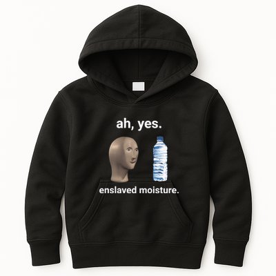 Ah Yes Enslaved Moisture Funny Dank Meme Kids Hoodie