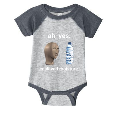 Ah Yes Enslaved Moisture Funny Dank Meme Infant Baby Jersey Bodysuit