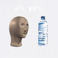 Ah Yes Enslaved Moisture Funny Dank Meme Garment-Dyed Sweatshirt