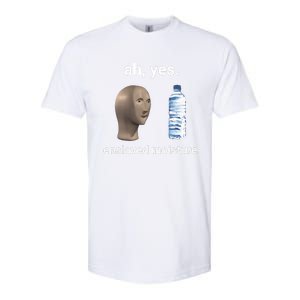 Ah Yes Enslaved Moisture Funny Dank Meme Softstyle CVC T-Shirt