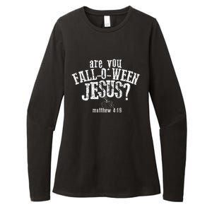 Are You FallOWeen Jesus Funny Pumpkin Christian Halloween Womens CVC Long Sleeve Shirt