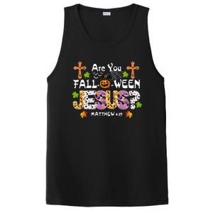 Are You Falloween Jesus Pumpkin Spooky Halloween Christian Funny Gift PosiCharge Competitor Tank