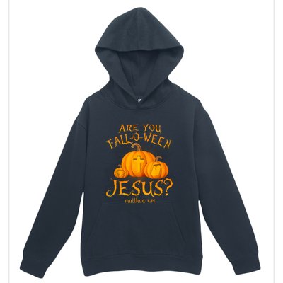 Are You Falloween Jesus Christian Halloween Pumpkin Urban Pullover Hoodie