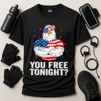 Are You Free Tonight 4th Of July Independence Day Bald Eagle Performance Shirt