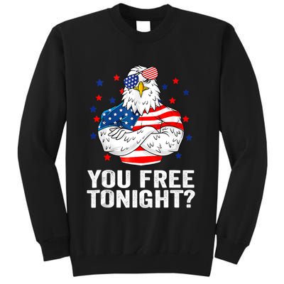 Are You Free Tonight 4th Of July Independence Day Bald Eagle Sweatshirt