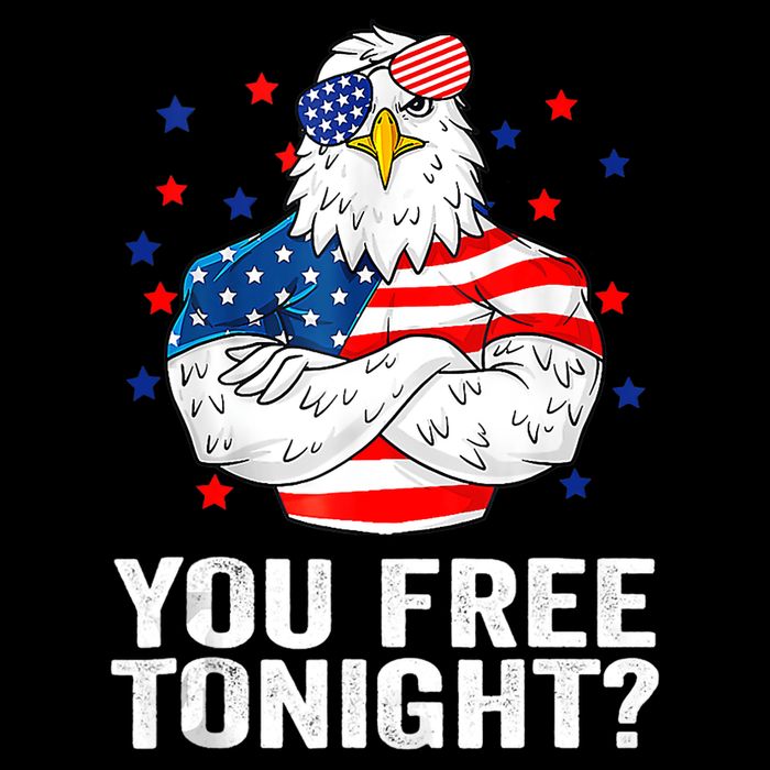 Are You Free Tonight 4th Of July Independence Day Bald Eagle 16 in Basic Backpack