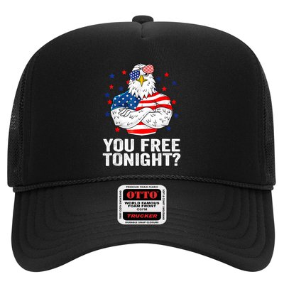 Are You Free Tonight 4th Of July Independence Day Bald Eagle Trucker Hat