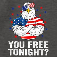 Are You Free Tonight 4th Of July Independence Day Bald Eagle Vector Backpack