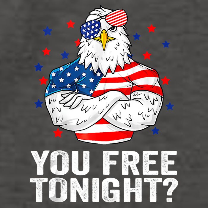 Are You Free Tonight 4th Of July Independence Day Bald Eagle Vector Backpack