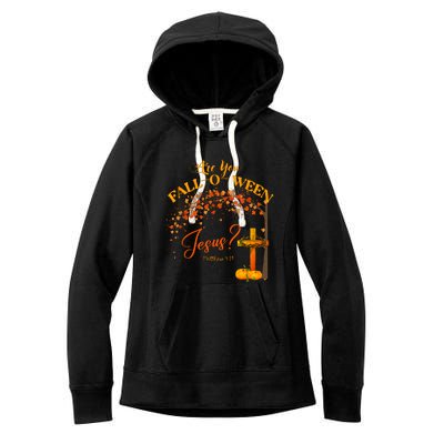 Are You Fall O Ween Jesus Christian Halloween Women's Fleece Hoodie