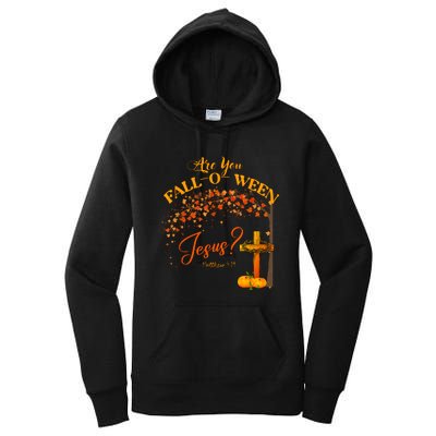 Are You Fall O Ween Jesus Christian Halloween Women's Pullover Hoodie