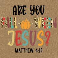 Are You Fall O Ween Jesus Funny Pumpkin Christian Halloween Cotton Canvas Backpack
