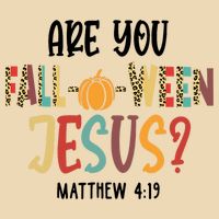 Are You Fall O Ween Jesus Funny Pumpkin Christian Halloween Drawstring Bag