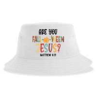 Are You Fall O Ween Jesus Funny Pumpkin Christian Halloween Sustainable Bucket Hat