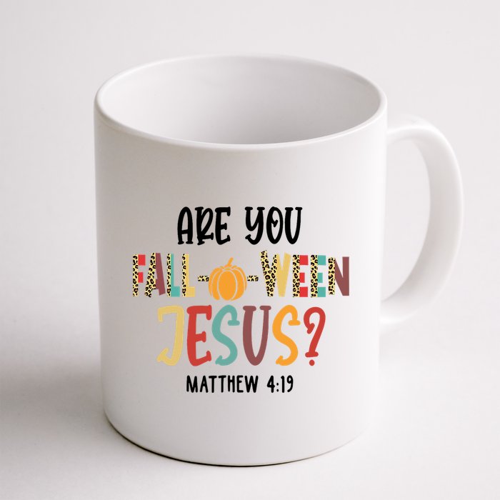 Are You Fall O Ween Jesus Funny Pumpkin Christian Halloween Mug