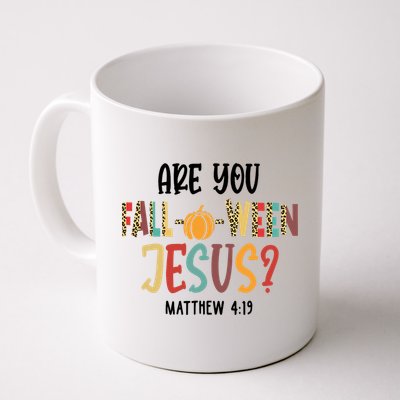 Are You Fall O Ween Jesus Funny Pumpkin Christian Halloween Mug