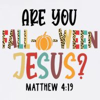 Are You Fall O Ween Jesus Funny Pumpkin Christian Halloween Tank Top
