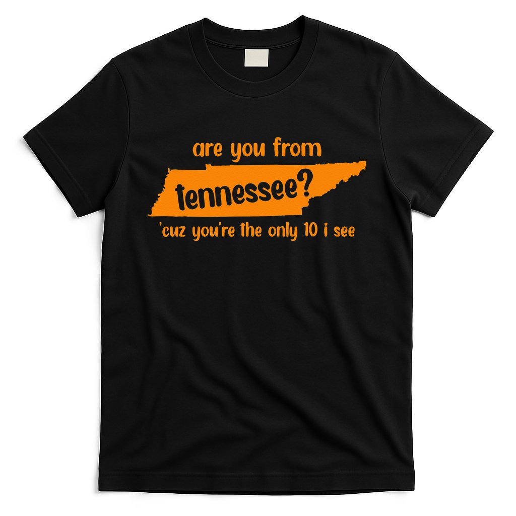Are You From Tennessee Because Youre The Only Ten I See T-Shirt