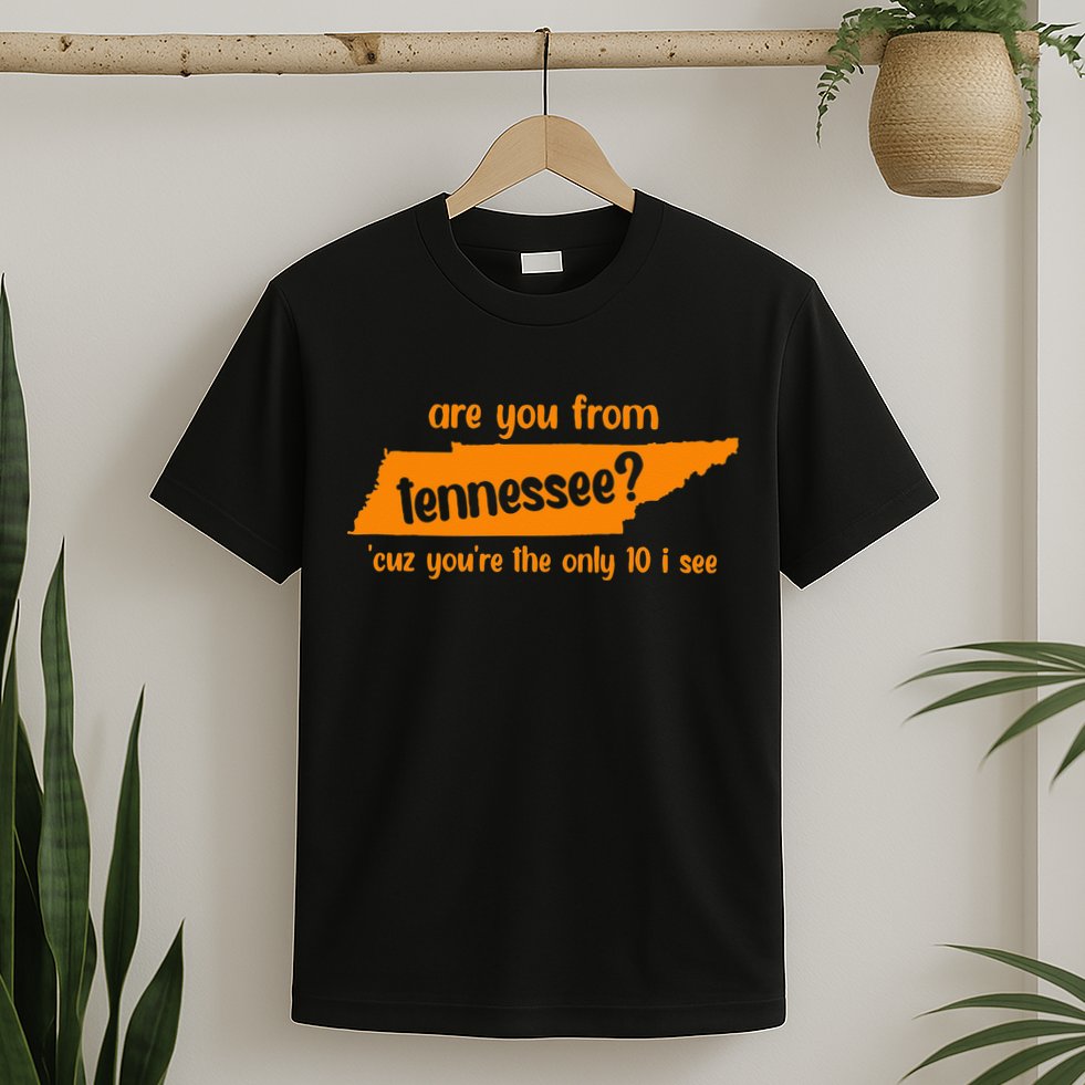 Are You From Tennessee Because Youre The Only Ten I See T-Shirt