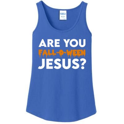 Are You Falloween Jesus Cute Christian Halloween Meaningful Gift Ladies Essential Tank